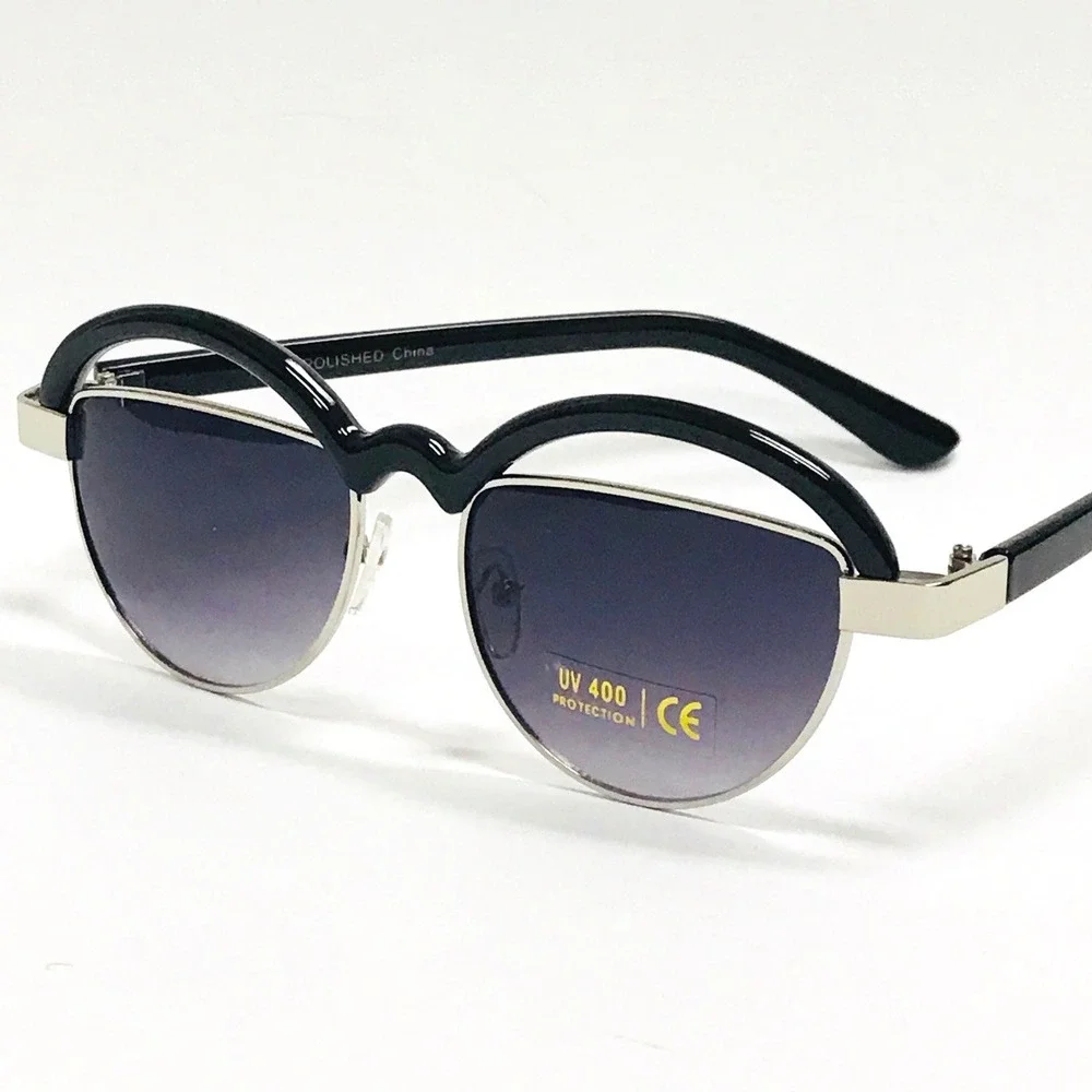 UV400‎ Protection Sunglasses Fashion Half Frame Designer Shades Festival Party